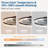 24" Smart Silent Flush Mount Ceiling Fan With Light – Invisible Blades, Remote & Timer-699810248