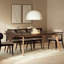 Ena Glass Top Dining Set (8 Chairs)