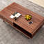 Table basse simple en bois massif de style rétro