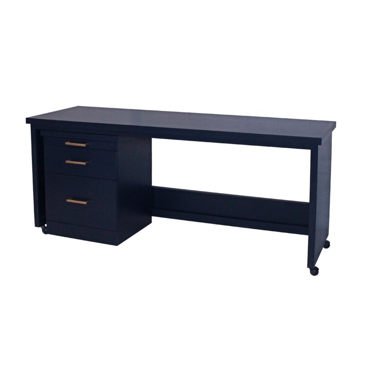 Desk Organizer Latitude Run Color: Blue, Size: 4 H x 7.6 W x 4 D