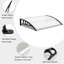 Dakota Fields 119.9cm W x 73.7cm D Plastic Cover Retractable Door / Window Awning-755904384