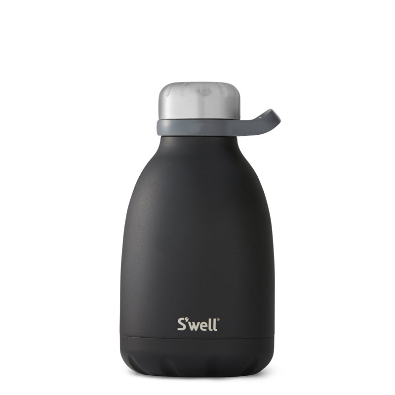 S'well Stainless Steel Triple-Layered Vacuum-Insulated 40 oz. Roamer Bottle, Onyx