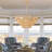 20" Modern 4-Layer Woven Hemp Rope Chandelier