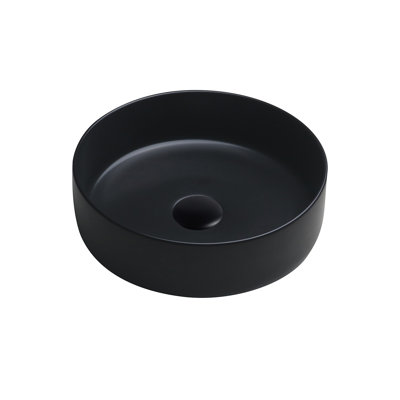 7844 Ceramic 35cm Vert Round Countertop Basin