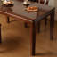 Table en bois d'hévéa rétro simple