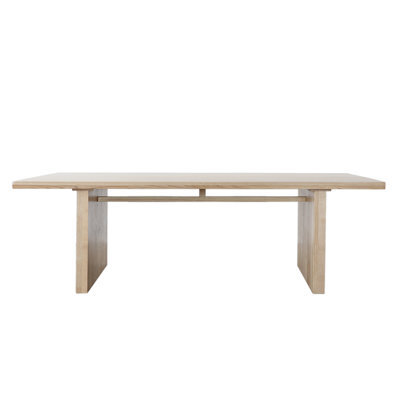 Modern simple solid wood rectangular dining table