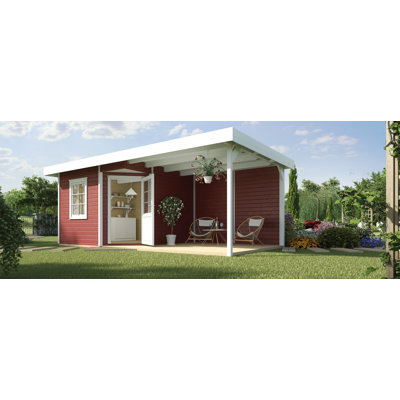 585 cm x 298 cm Gartenhaus