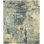 Channon Hand Knotted Wool Abstract Area Rug in Blue/Brown/Gray