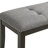 6 - Person Faux Marble Top Trestle Dining Set