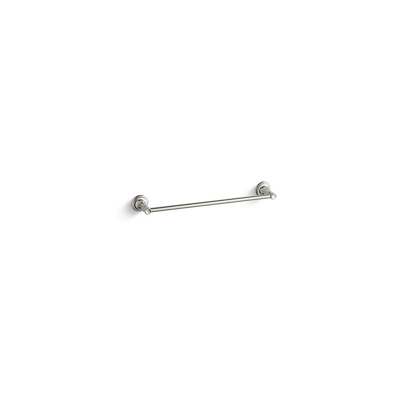 Bellis® Towel Bar, 24", Nickel Silver, 18"
