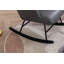 Chaise berçante avec repose-pieds