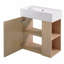 Meuble-lavabo flottant moderne 21,6 po avec lavabo en céramique-730486730