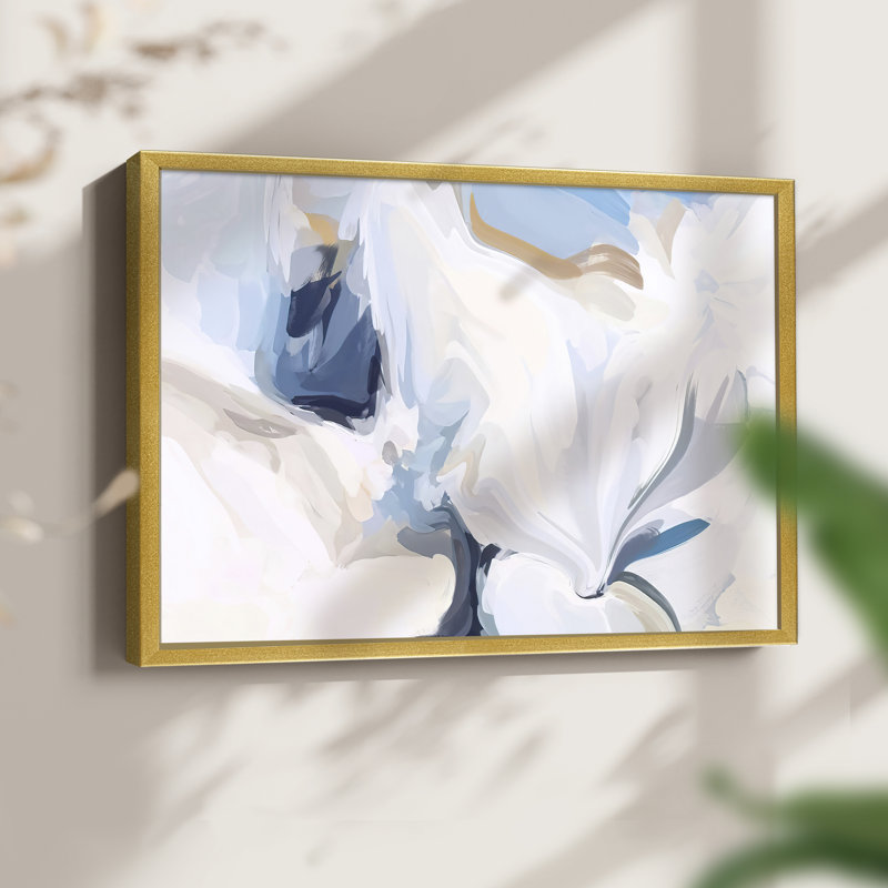 Fresh Air III -Framed Print - Restickable, 11" H x 14" W, Gold