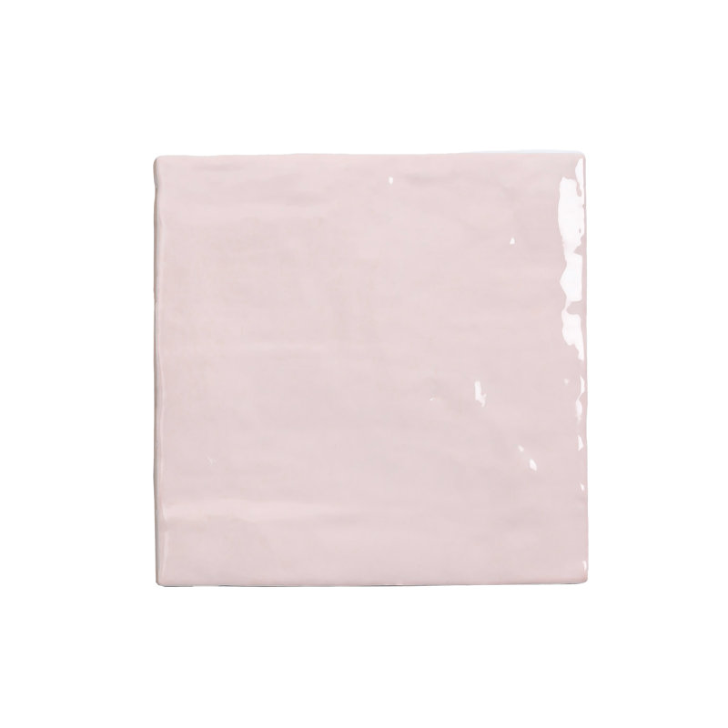 Carrelage imitation brique en céramique 5,2 po x 5,2 po, Rose