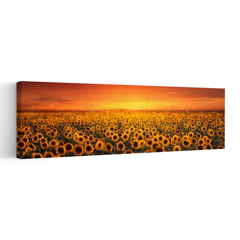«Golden Sunflower», art dramatique paisible et paisible, H 48 po x l 16 po
