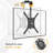 Mount-It! Extral Long Flip-Down Ceiling TV Mount for 24" to 55" TVs
