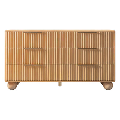 Camila 57" Oak Double Dresser