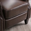 Hoopeston 33.6'' Wide Faux Leather Manual Club Recliner-2133162675