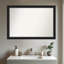 Miroir de salle de bain mural en bois non biseauté Downton-118340311