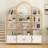 Arched Bookshelves and Bookcases: Triple Wide 5-Tier Large Open Bookshelf-1636795919
