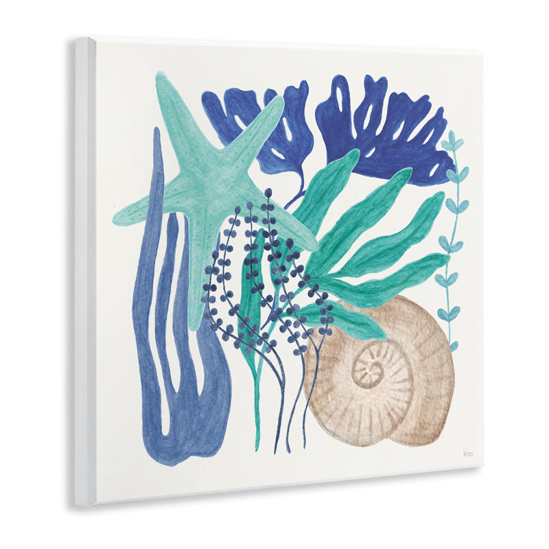  «Layered Coastal Shells», art mural par Véronique Charron