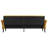 89" Velvet Convertible Sofa Couch, Futon Sofa Bed with 2 Square Pillows, Adjustable Backrest & Armrests for Living Room-1753197105