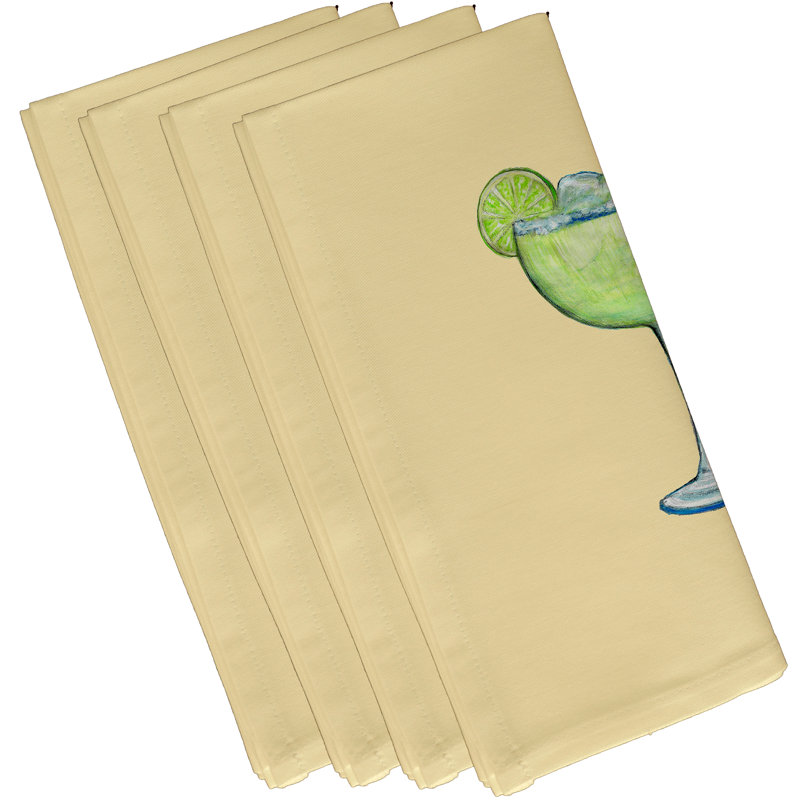Ensemble de serviettes 4 pièces Josefien, Jaune
