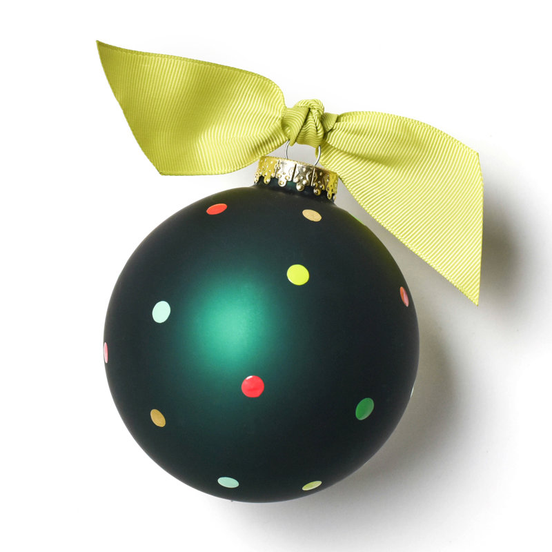 Ornement boule en verre bah humbug