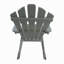 Chaise Adirondack inclinable en bois