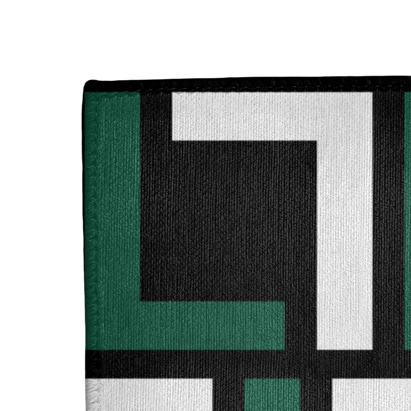 Geometric Indoor Rug, Rectangle 4' x 6'