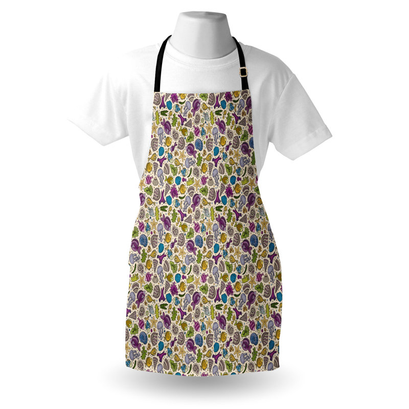 No Pattern Bib Apron