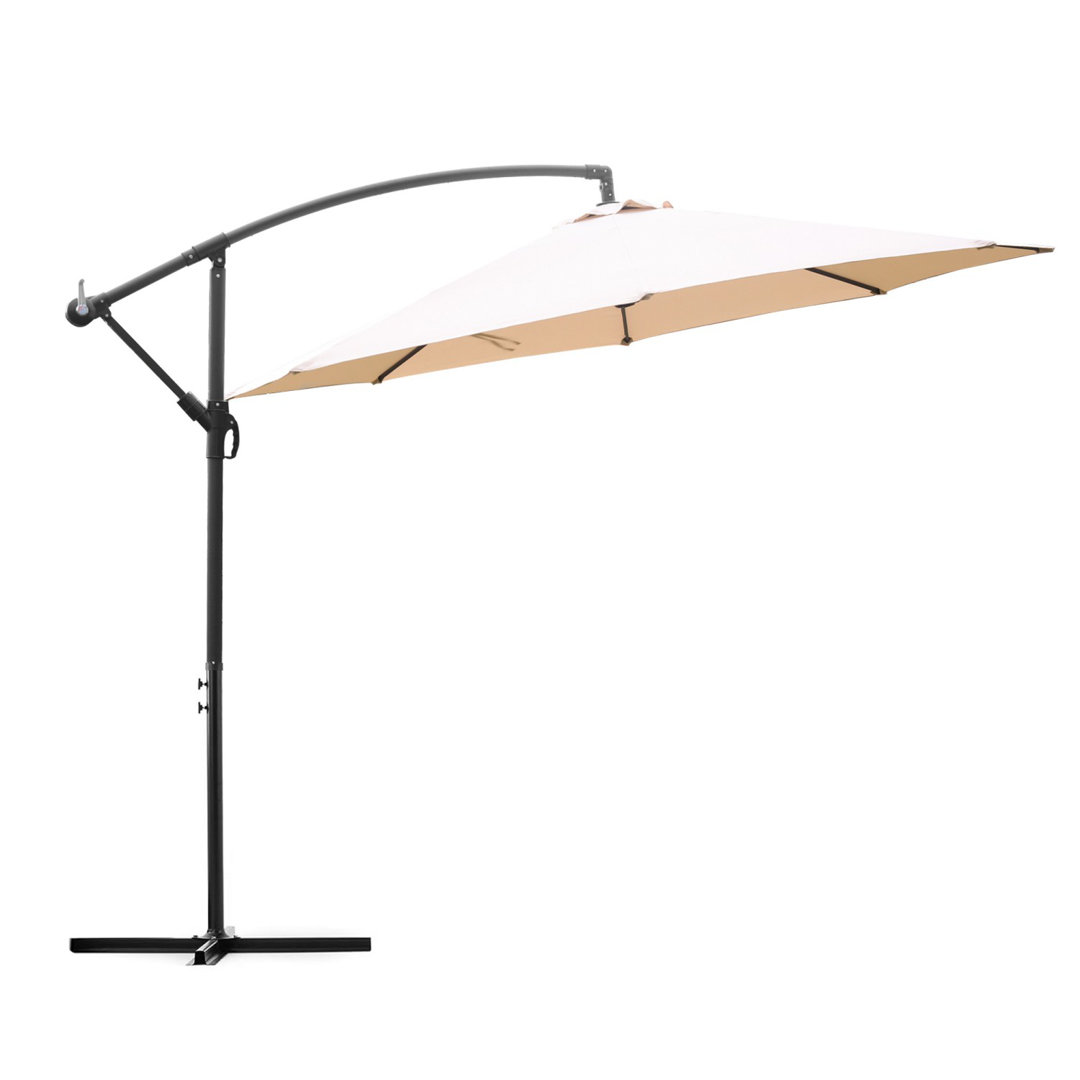 Swayley 120" Cantilever Umbrella Patio Umbrella Arlmont & Co. Canopy 