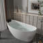 Baignoire de trempage en pierre à surface solide 59 po. X 30 po. Crestone