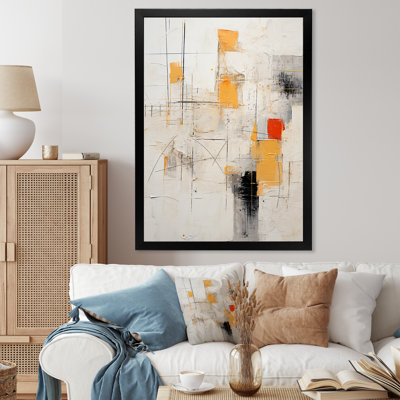 Art moderne beige et jaune, rêves scandinaves II