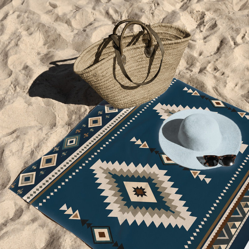 1 serviette de plage Boho