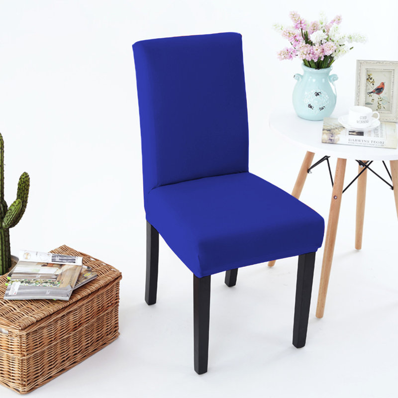 Housse pour chaise de salle à manger, Bleu royal