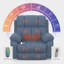 Upholstered Heated Massage Chair-5756917