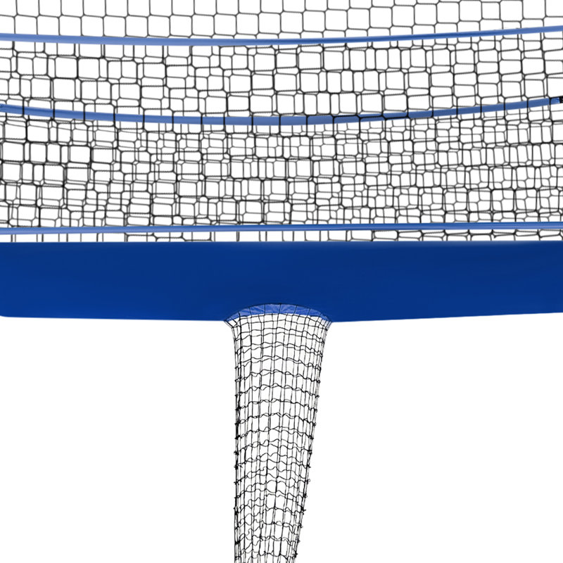 Freestanding Volleyball Training Practice Net With Carrying Bag, Blue