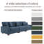 3 Seater Corduroy Corner Sectional