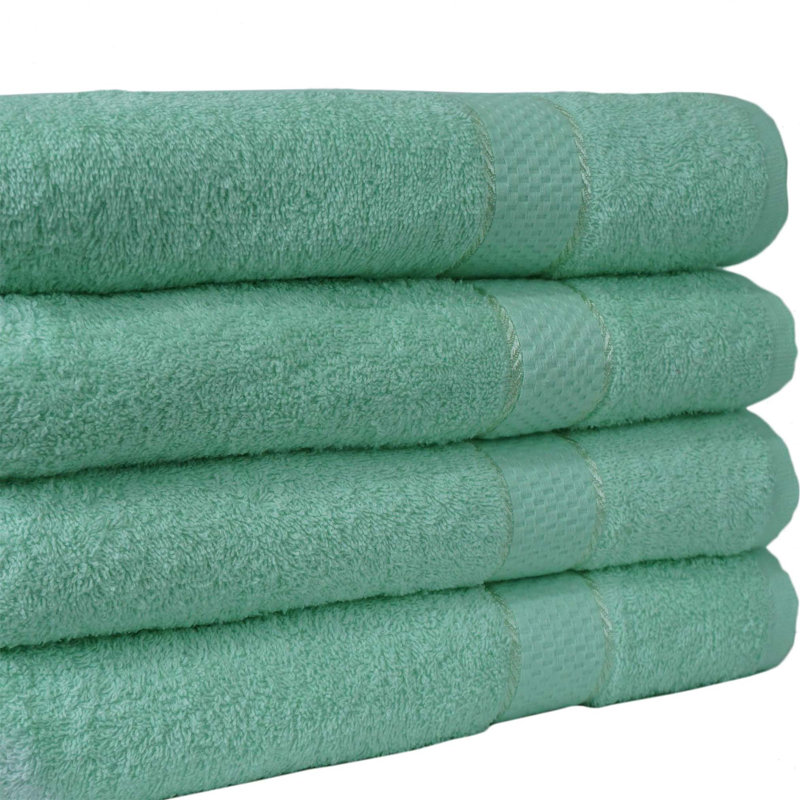 100% Cotton Bath Sheet, Mint Green