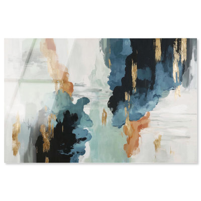 «Descent in Gold I», reproduction d'art par Art Remedy