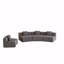 Canapé modulaire courbé Chenille-754191002-754191003