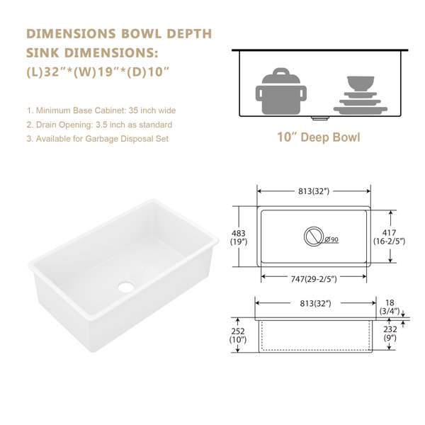 Dimensions du produit