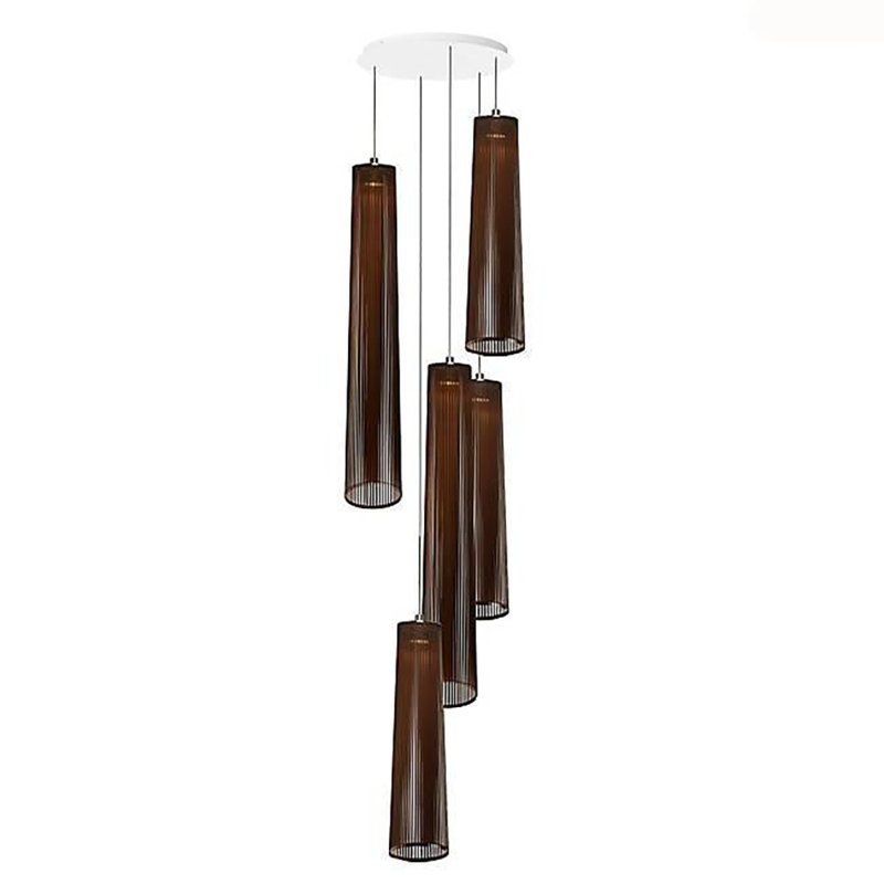 Solis Chandelier Mix, Black, 50" H x 30" W x 30" D