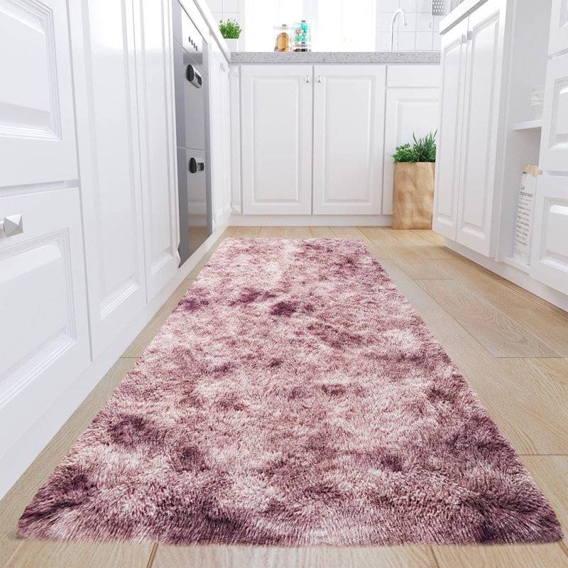 Soft Plush Shaggy Area Rug – Ultra Cozy High-Pile Fluffy Carpet for Living Room, Bedroom & Modern Home Décor, Pink/Lilac