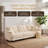 Chenille Cloud 3-Seater Sofa with Pom-Pom Trim & Quilted Tufting, Deep Seat Ergonomic Couch with 4 Pillows, Soft High-Density Foam Support, Modern Living Room Sofa-132685244