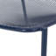 Ensemble de conversation d'extérieur 3 pièces avec cadre en fer - 2 chaises en filet et 1 table d'appoint, bleu marine Matter-255937959
