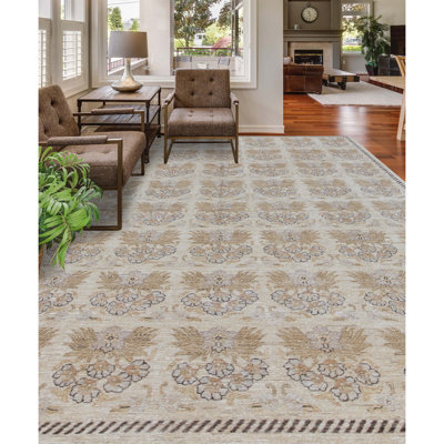 Ziegler Wool Floral Indoor Rug