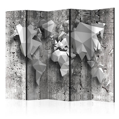 Hagia 225cm W x 172cm H 5 - Panel Folding Room Divider