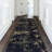 Non-Shedding Washable Area Rug Runner, Low-Pile Non-Slip For Kitchen, Office, Bedroom - 2'6''X10'  Black Washable, Non-Slip, Dining Room,
